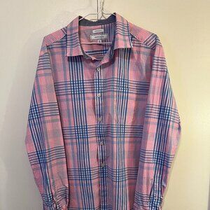 Crown & Ivy Men's Casual Button Down Shirt, Size XL, Cotton